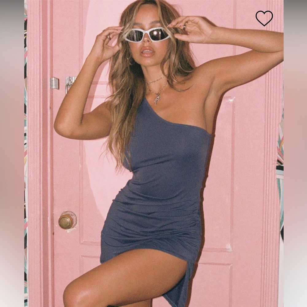 New Princess Polly Irisa One Shoulder Mini Dress